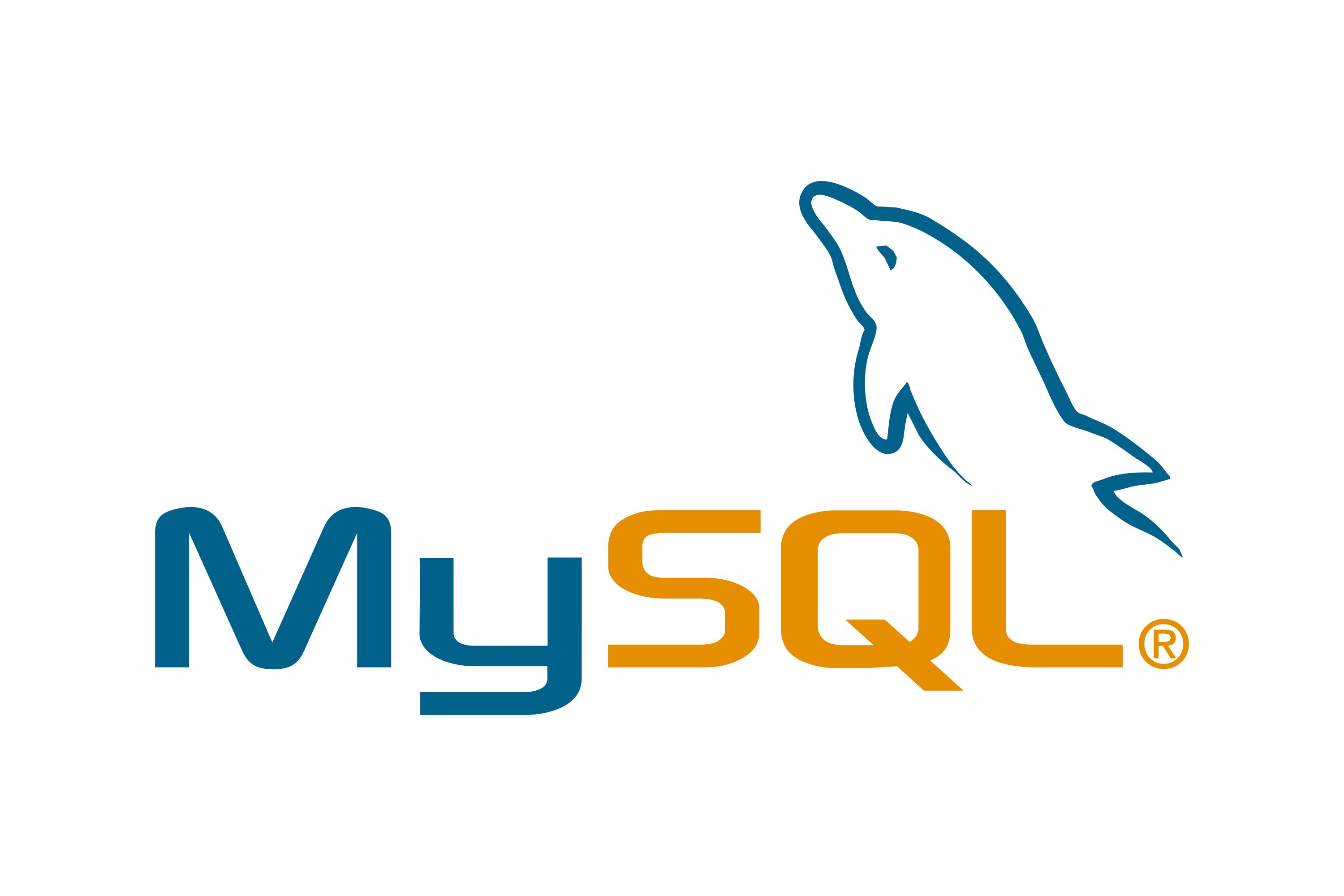 Image of MySQL logo for database management in app development