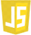 Image of JavaScript logo for web development